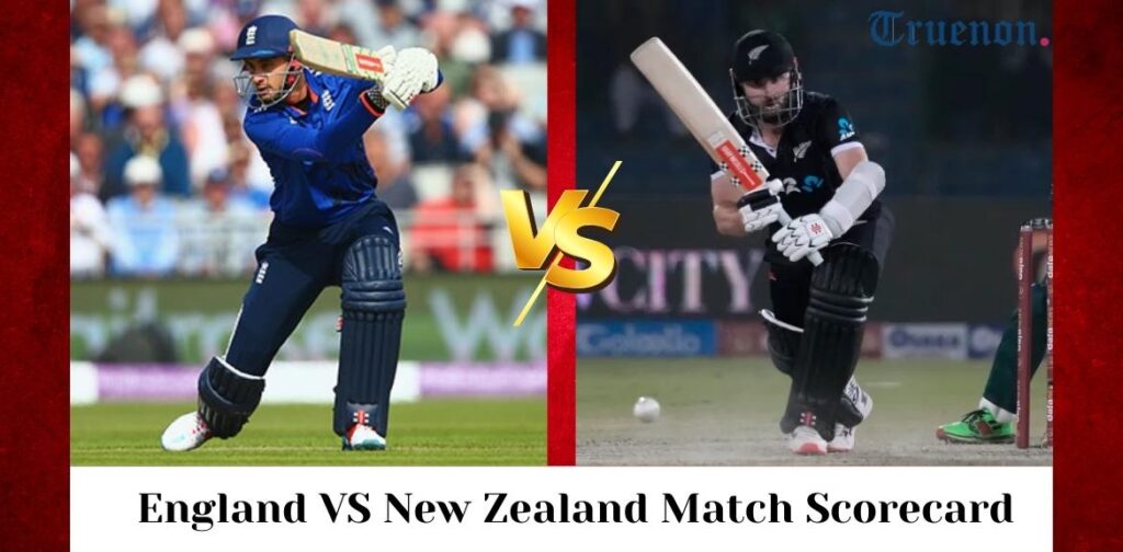 England Cricket Team VS New Zealand National Cricket Team Match Scorecard